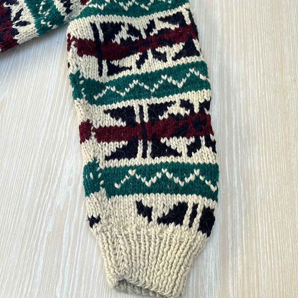 Vintage Otavalo Wool Nordic Style Sweater - Picture 4 of 5